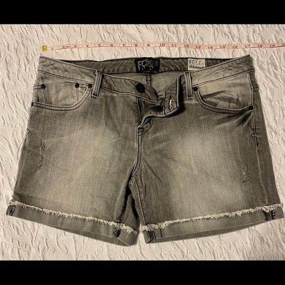 Fox Pants - Fox Denim Gray Shorts Fox Pants - Fox Denim Gray Shorts